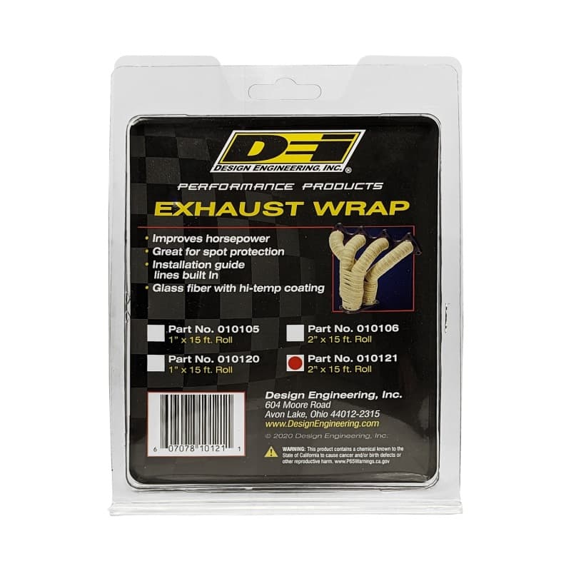 DEI Glass Fiber Exhaust Wrap with Stainless Steel Ties - Image 3