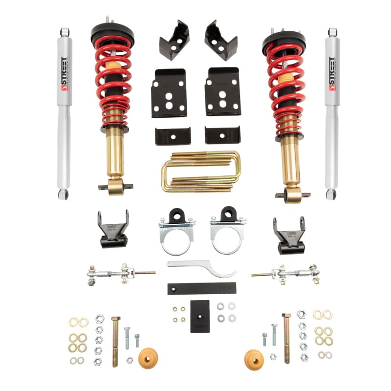 Belltech Coilover Kit for Sport Trucks Adjustable Front Coilovers & Lowering ...
