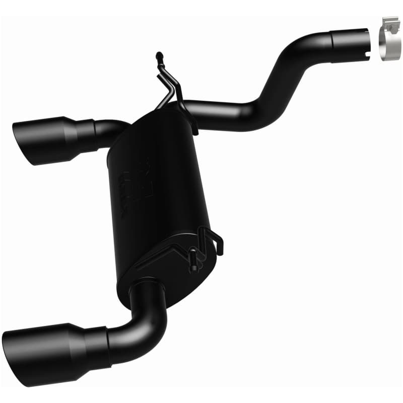 MagnaFlow Axle Back Exhaust for Jeep with Black Coated Tips Stainless Steel - Image 5