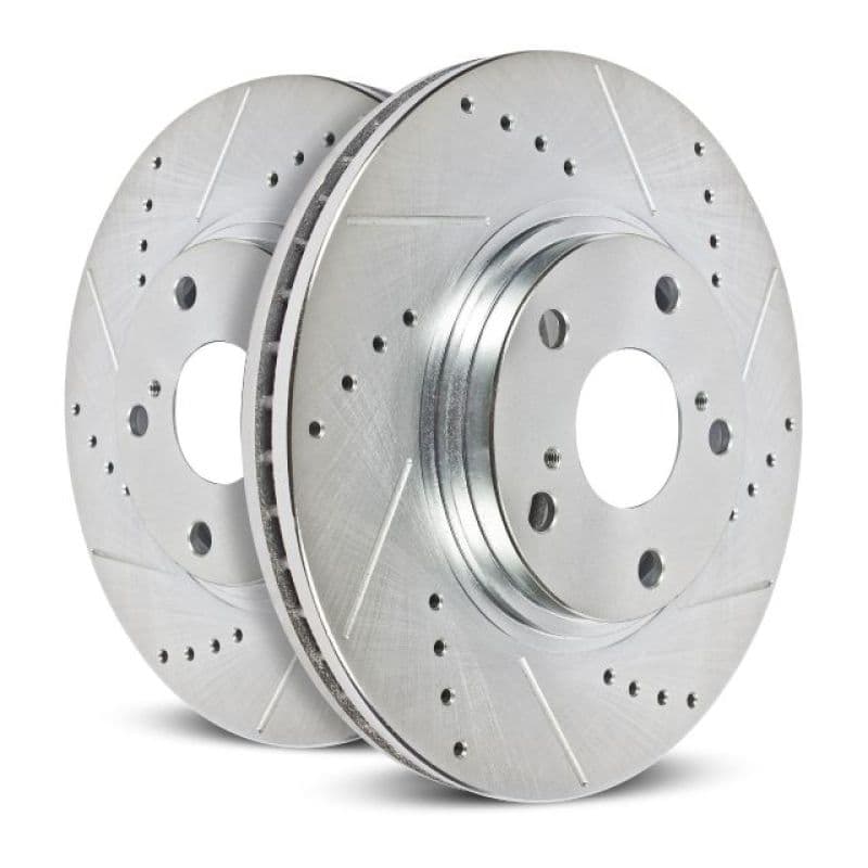 PowerStop Evolution Drilled & Slotted Rotor for Ford F-350 Super Duty Front R...