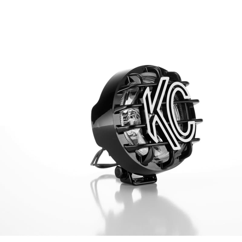 KC HiLiTES Rally 400 4" Halogen Lights 55W Black Steel Housing - Image 4