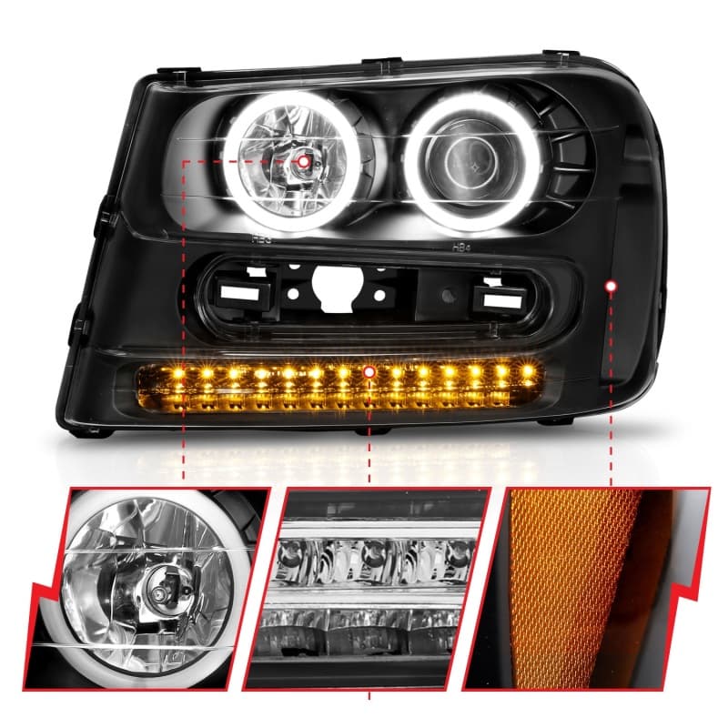 ANZO LED Projector Headlights for Chevy C6 111127 - Image 4