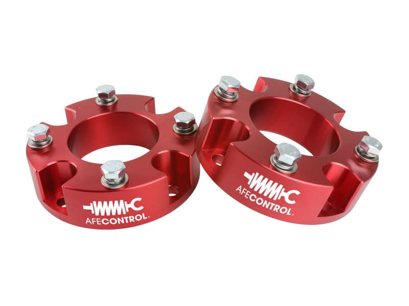 aFe Leveling Kit for Trucks 2.5-Inch 6061 Billet Aluminum Spacers