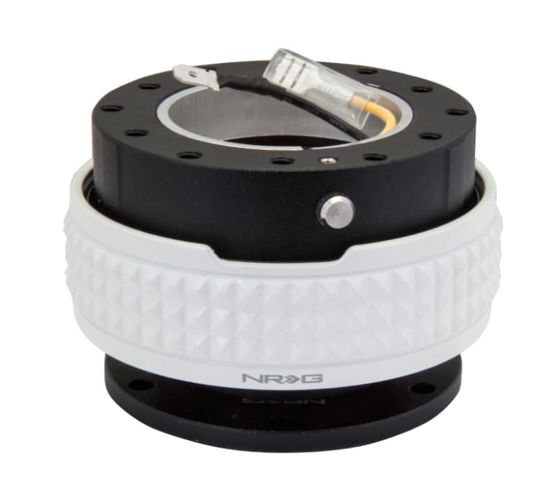 NRG Quick Release Kit for Steering Wheel Pyramid Edition Black Glow Ring - Image 2