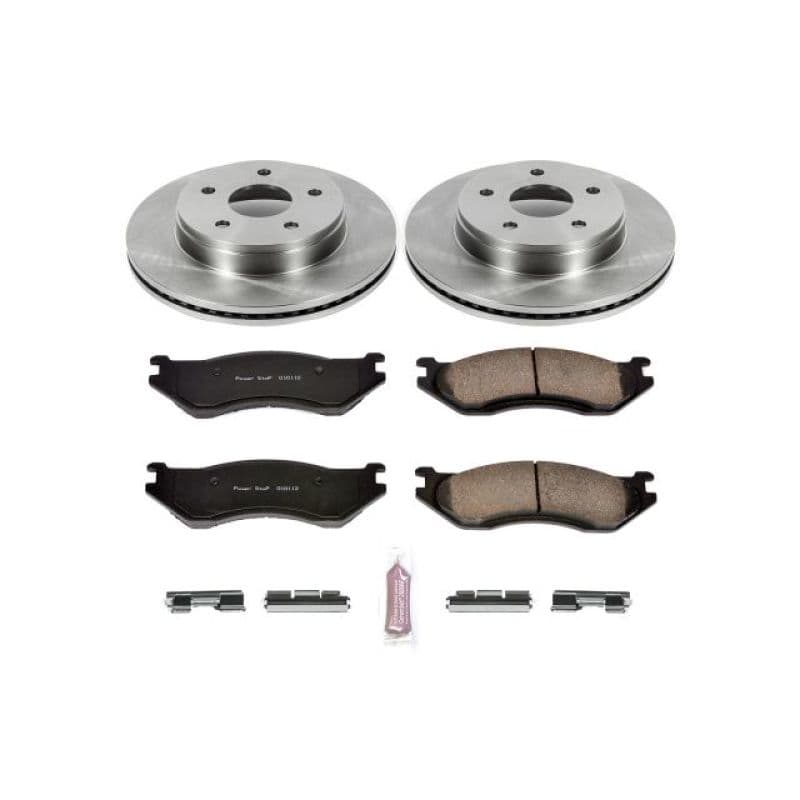 PowerStop Z17 Stock Replacement Brake Kit with Ceramic Pads and Rotors