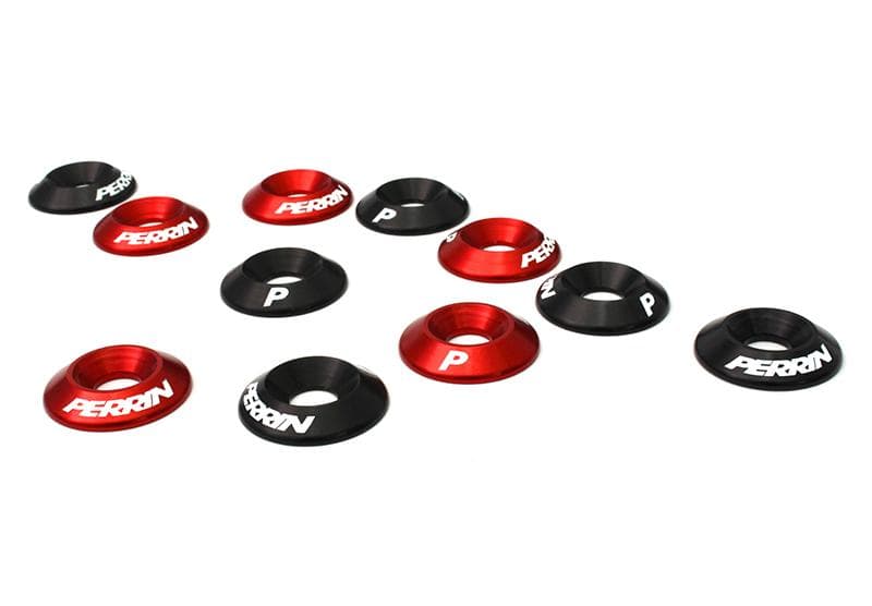 Perrin Performance Engine Cover Lock Down Washers for 15-21 Subaru WRX Black - Image 4