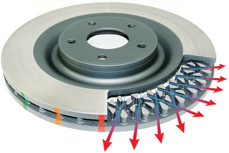 DBA 5000 Series 2-Piece Composite Brake Rotors with Aluminum Hats