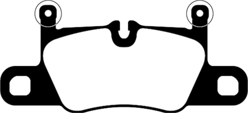 EBC Orangestuff Brake Pads for Track Use Full Race Material Intermediate-Expert