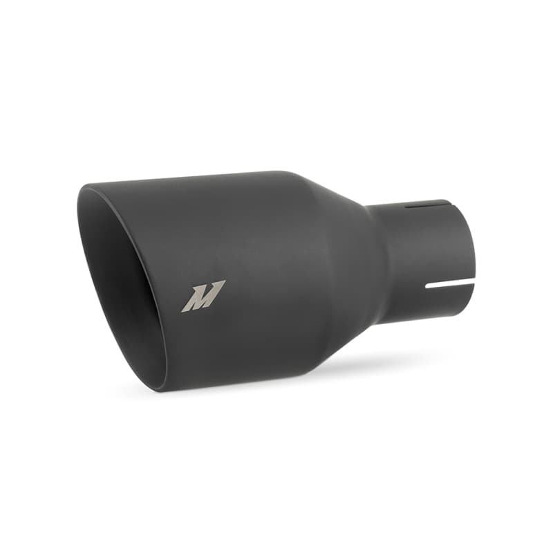 Mishimoto Double-Wall 4.5" Slashed Exhaust Tip 304 Stainless Steel Matte Black