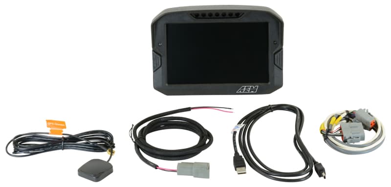 AEM Digital Dash Display CD-7 Carbon Fiber Composite with Programmable LEDs