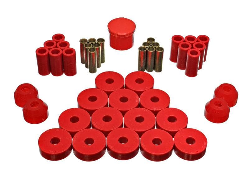 Energy Suspension Hyper-Flex Polyurethane Bushings Red - Image 4