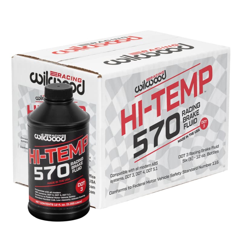 Wilwood Brake Fluid 570 6-Pack 12 oz Bottles