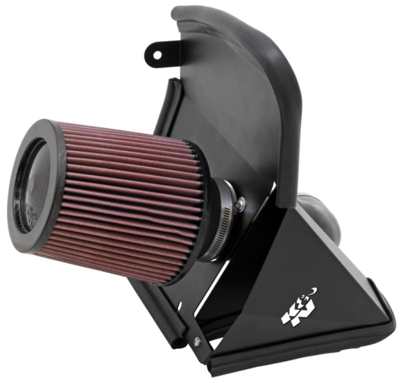 K&N Engineering 69 Typhoon Cold Air Intake for Chevy C6 Mandrel-Bent Aluminum