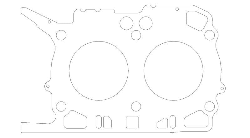 Cometic Gasket Head Gasket 0.032" Stainless Steel Viton Coated Left Side
