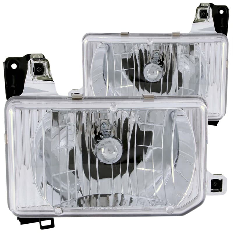 ANZO Crystal Headlight Set for Vehicles with Non-Sealed Beam Models Clear Len... - Image 2