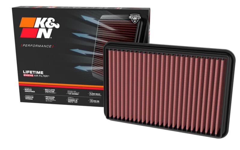 K&N Engineering Drop-In High-Flow Washable Air Filter - Image 4