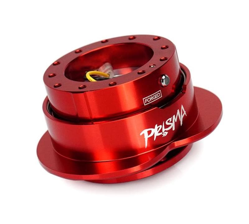 NRG Quick Release Kit Gen 143 for Steering Wheel Red Body Red Heart Ring