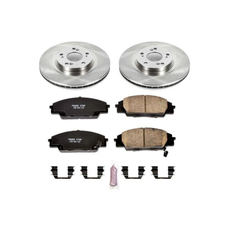 PowerStop Z17 Stock Replacement Brake Kit with Ceramic Pads and Rotors