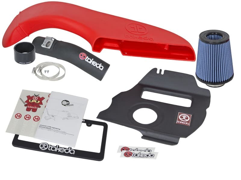 aFe Takeda Stage-2 Cold Air Intake for Chevy C6 with Powder-Coated Heat Shield - Image 4