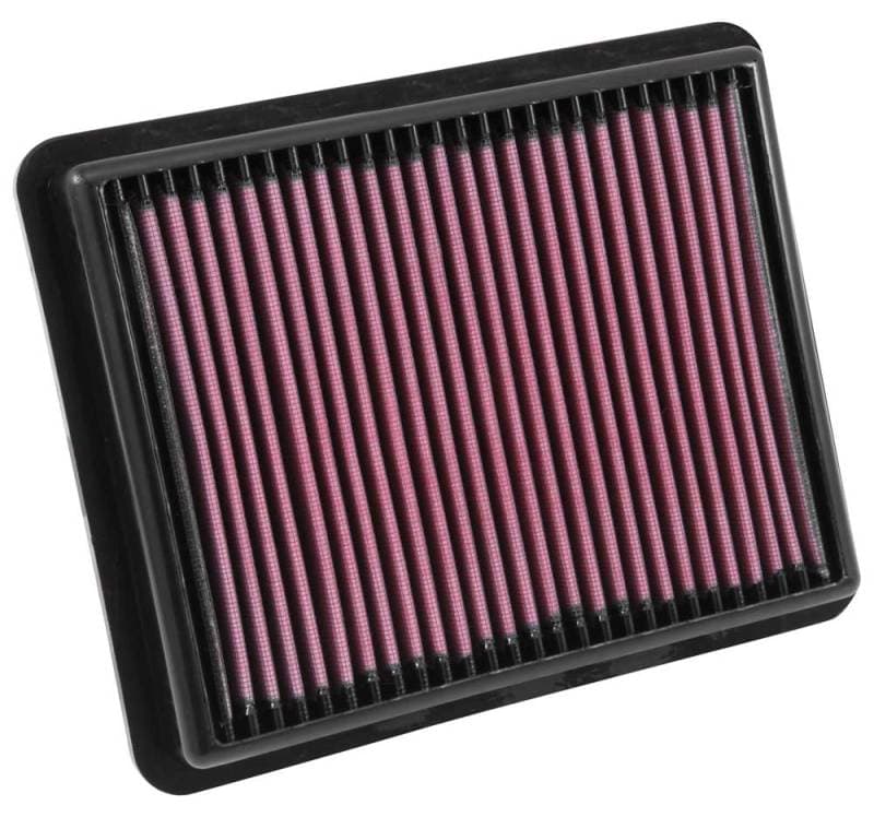 K&N Engineering Drop-In High-Flow Air Filter Reusable Washable