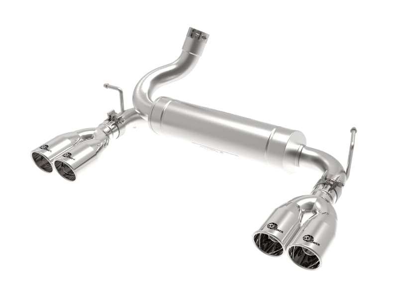 aFe Exhaust Axle Back for Chevy C6 2.5" 409 Stainless Steel Quad 3.5" Tips