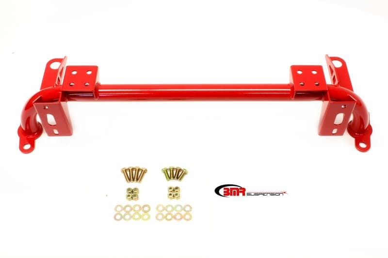 BMR Suspension Radiator Support for 05-14 S197 Mustang with Sway Bar Mount Red