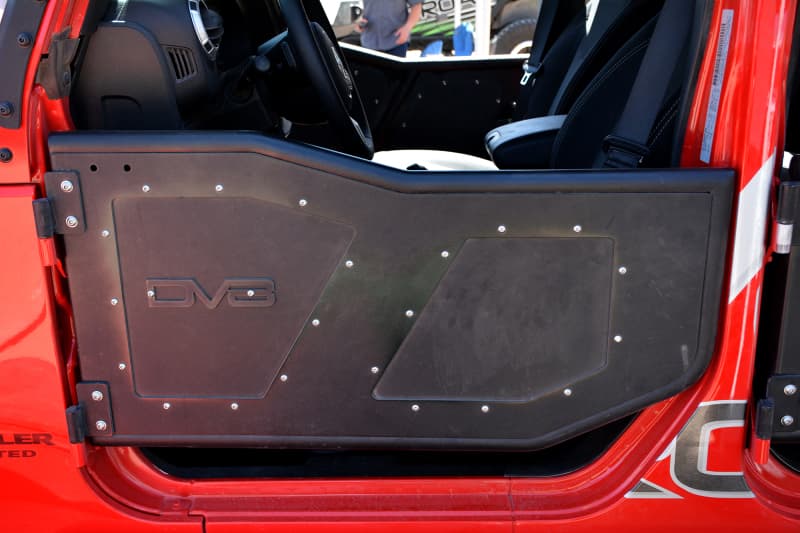 DV8 Offroad Half Doors for JK Jeep Lightweight Aluminum Mesh Screens - Image 3