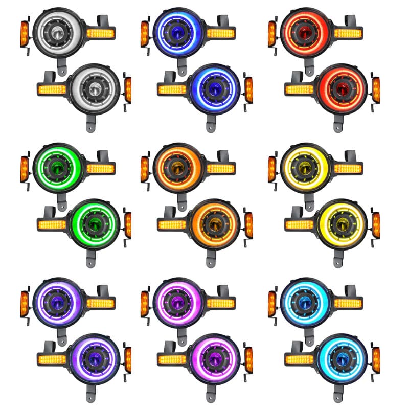 ORACLE Lighting Oculus Bi-LED Headlights ColorSHIFT RGB+W 5200 Lumens - Image 3