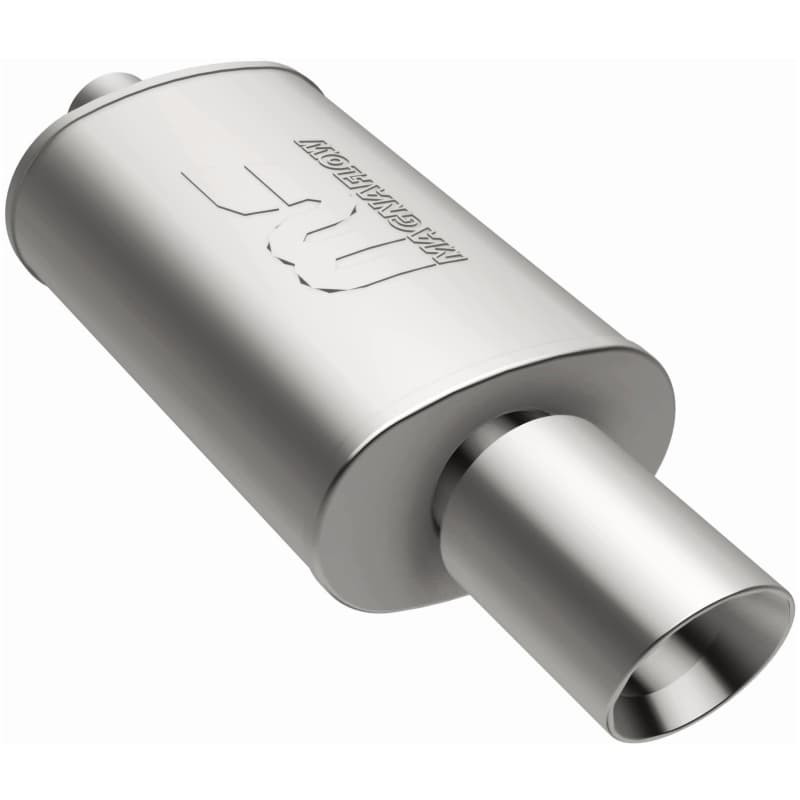 Magnaflow Stainless Steel Straight-Through Muffler with Welded Tip - Image 3