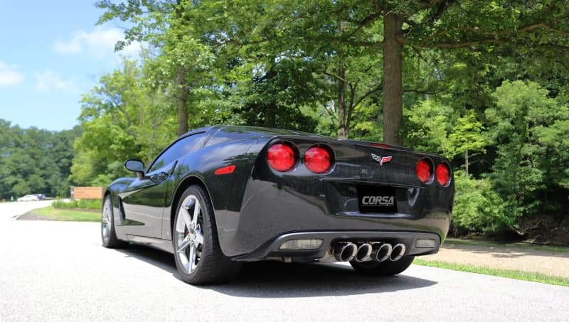 CORSA Performance Axle-Back Exhaust for Chevy C6 with Reflective Sound Cancel... - Image 3