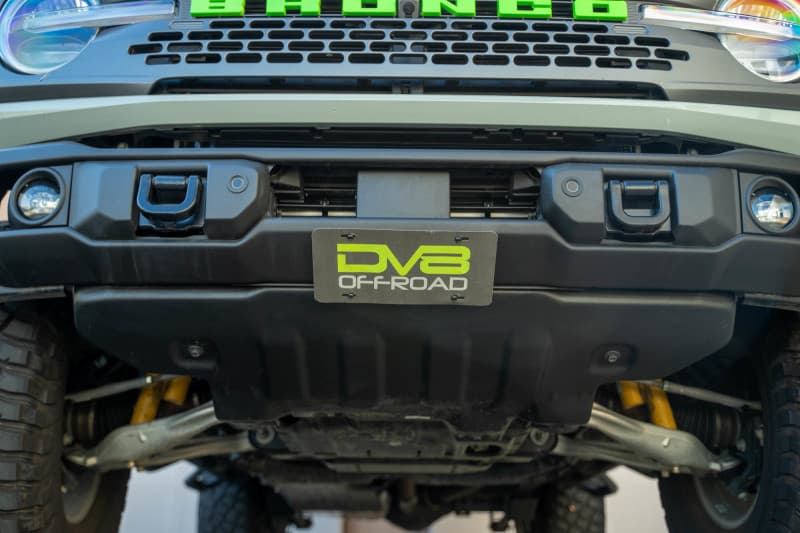 DV8 Offroad Front License Plate Mount for OEM Capable Steel Bumper Micro-Text... - Image 5