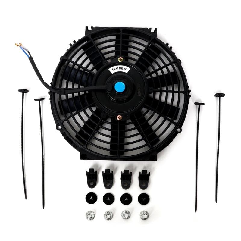 BLOX Racing 12in Electric Slim Fan Black