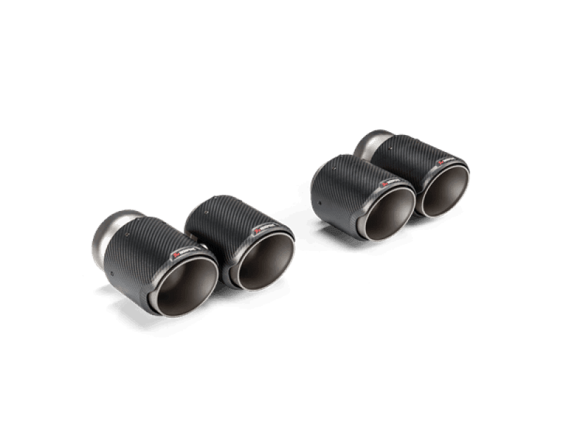 Akrapovic Tail Pipe Set for BMW G87 M2 G80 M3 G82 M4 Classic Carbon Design