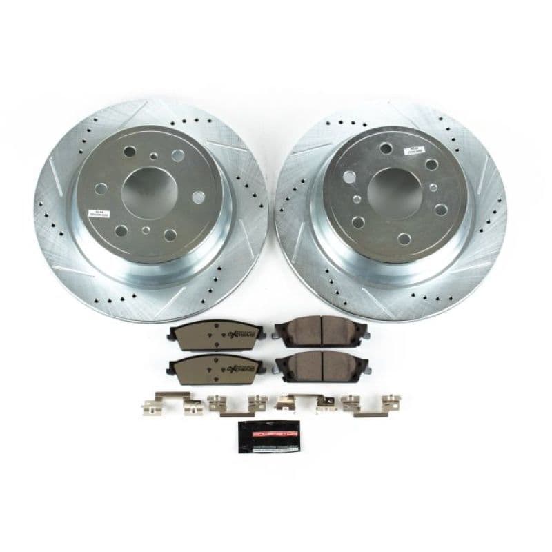 PowerStop Z36 Truck & Tow Brake Kit for Trucks 4x4 SUVs Ceramic Carbon-Fiber ...