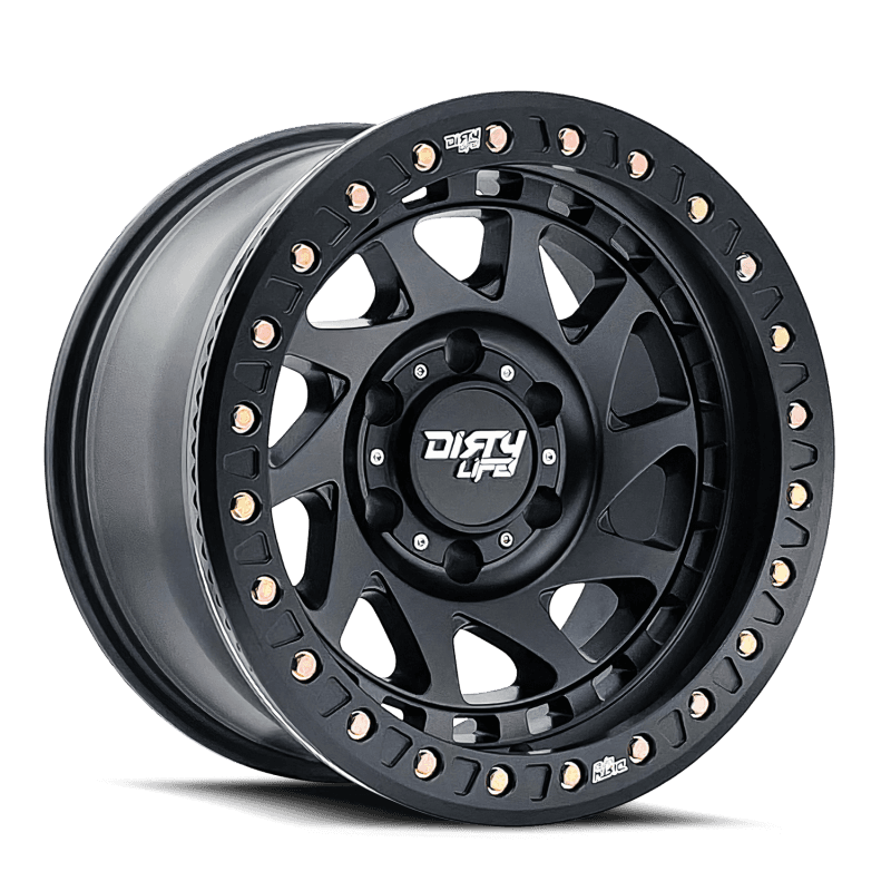 Dirty Life Enigma Race 17x9 5x127 Matte Black Wheel