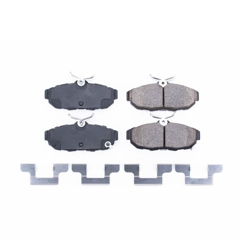 PowerStop Z17 Evolution Plus Ceramic Brake Pads for OE Fitment with Stainless...