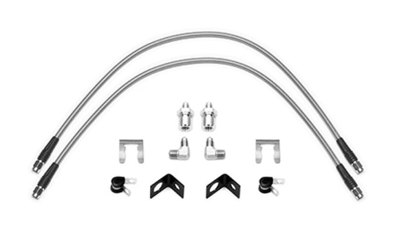Wilwood Flexline Brake Hose Kit 25" 3/8-24 to 90 Degree