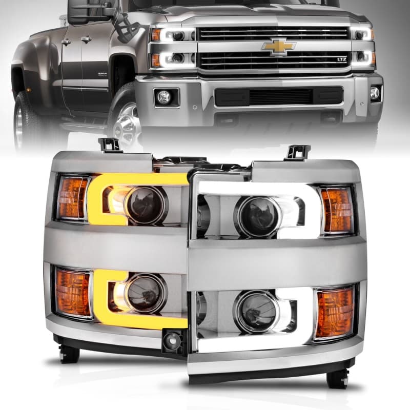ANZO LED Projector Headlights for Chevy C6 111366
