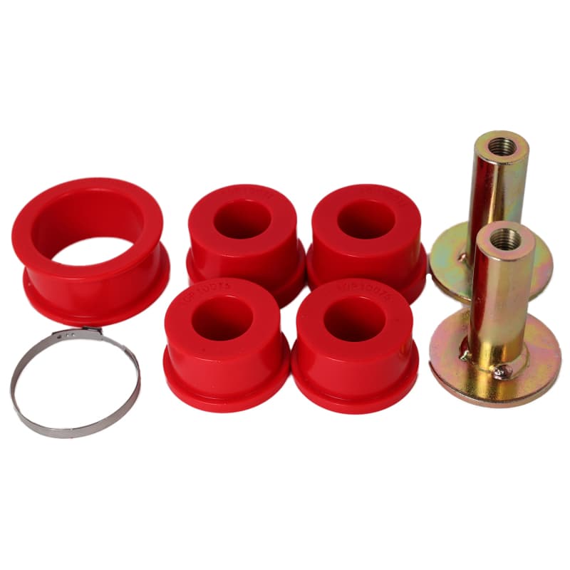Energy Suspension Steering Rack Bushings Red Polyurethane - Image 3