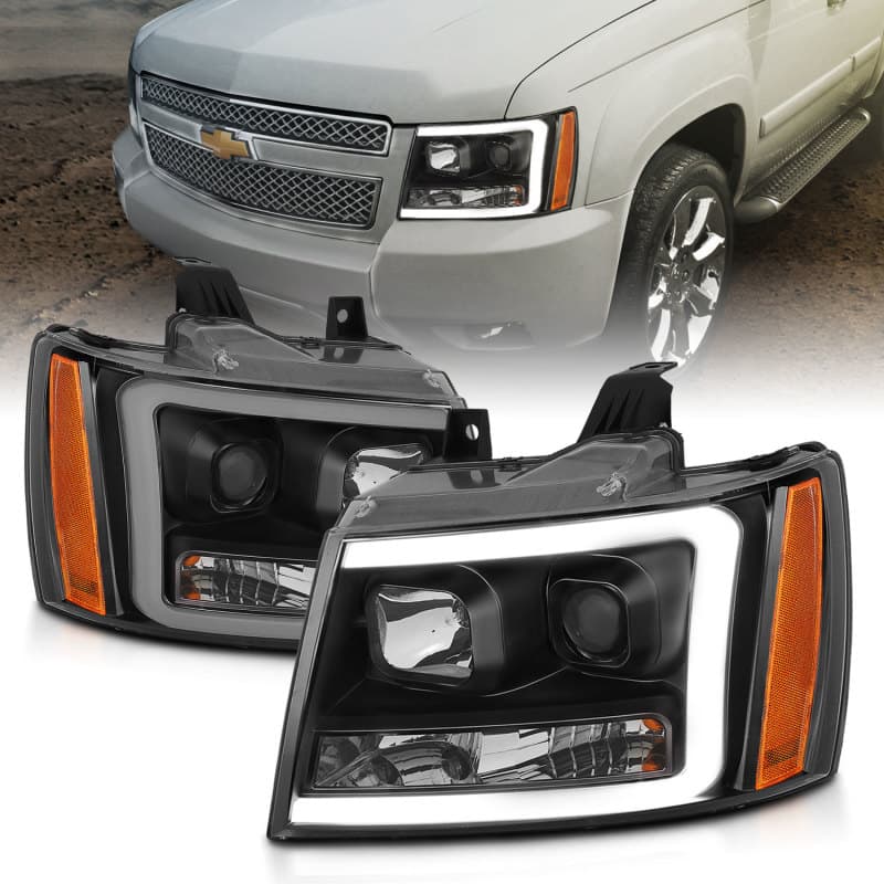 ANZO LED Projector Headlights for Chevy C6 111402