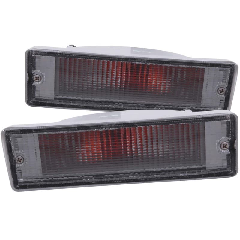 ANZO Euro Parking Lights for Chevy C6 Clear Lens Chrome Housing Pair