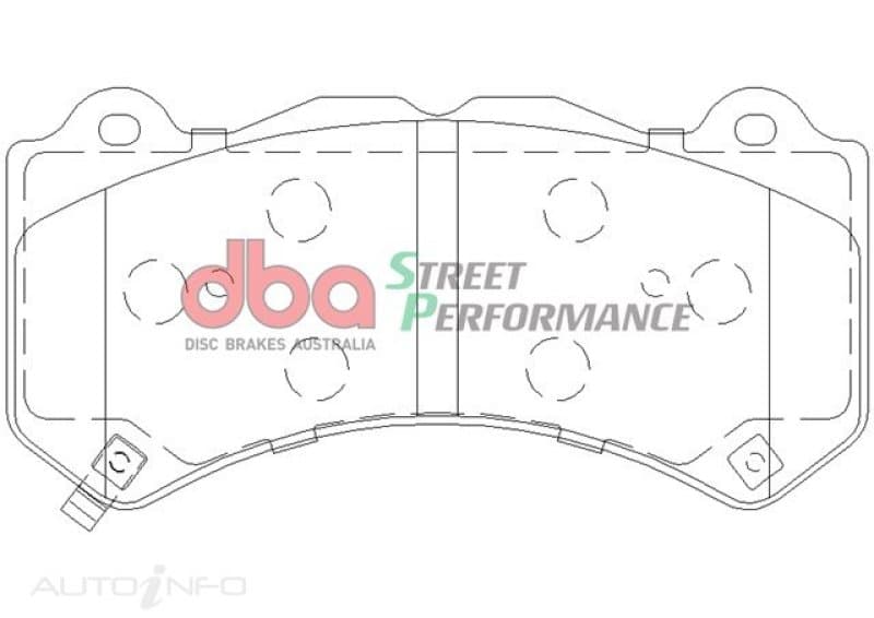 DBA SP Performance Brake Pads for Daily Driver Vehicles Low Dust Low Wear