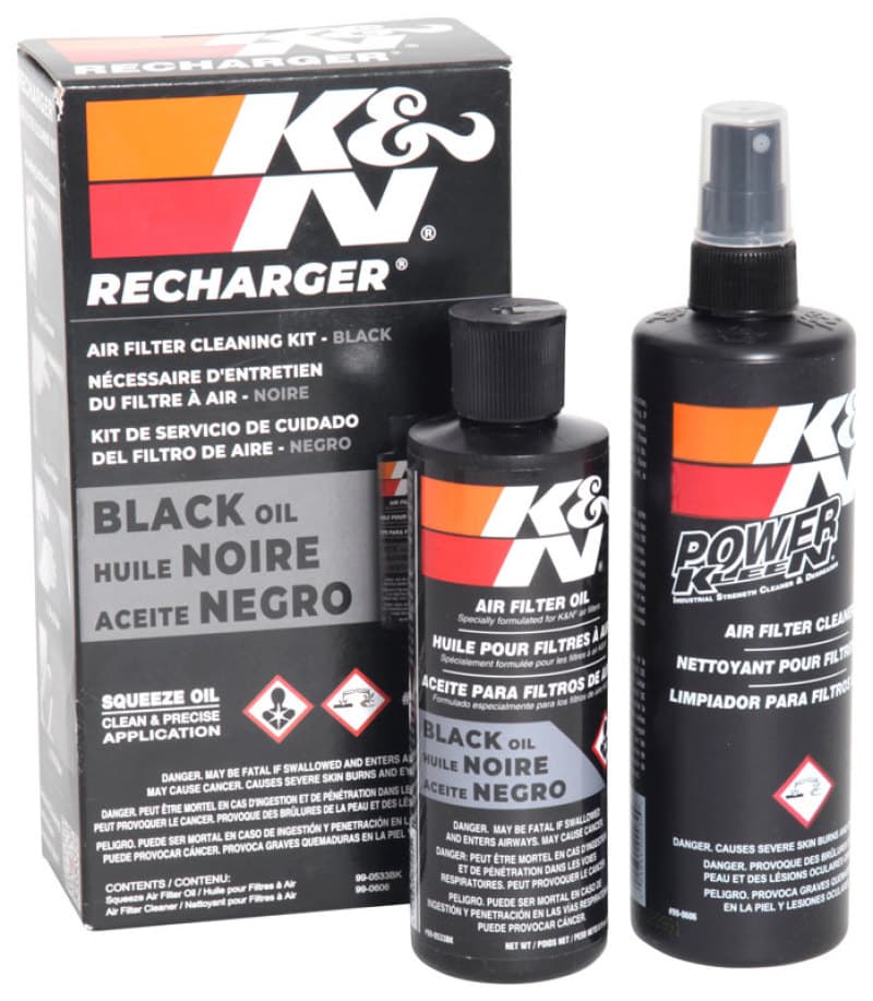 K&N Engineering Filter Recharger Kit for Oiled Cotton Air Filters 99-5050BK - Image 3