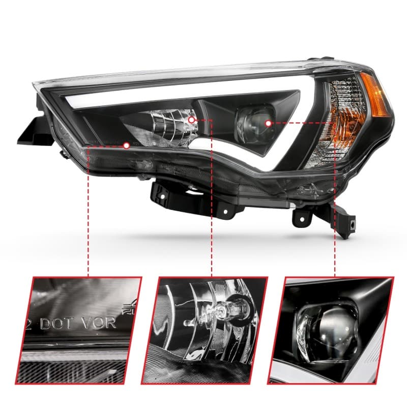 ANZO LED Projector Headlights for Chevy C6 Street Legal - Image 4