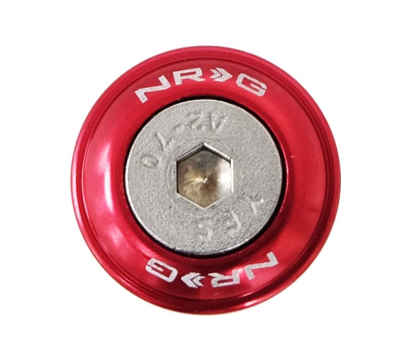 NRG Fender Washer Kit for Plastic w/Rivets Red Set of 10 - Image 4