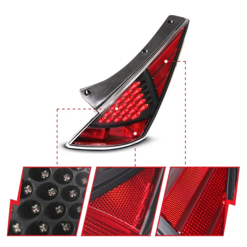 ANZO LED Taillights for Chevy C6 6-Piston 355mm - Image 4