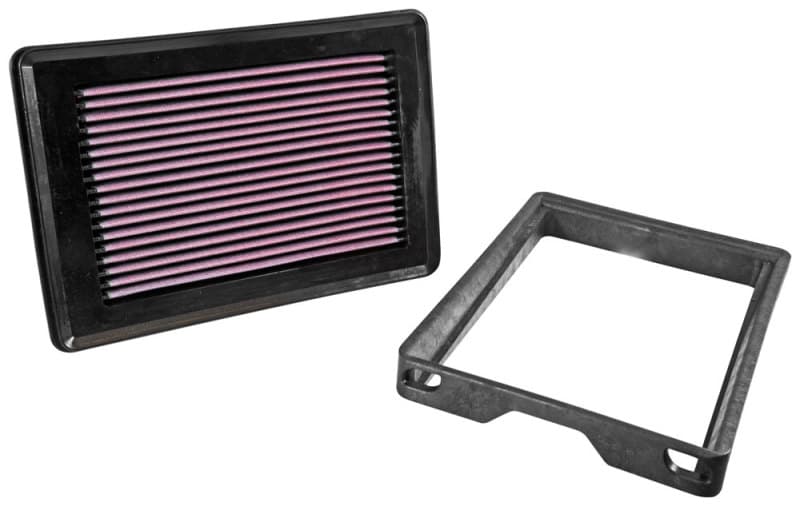 K&N Engineering Drop-In High-Flow Air Filter for Multiple Vehicles Reusable