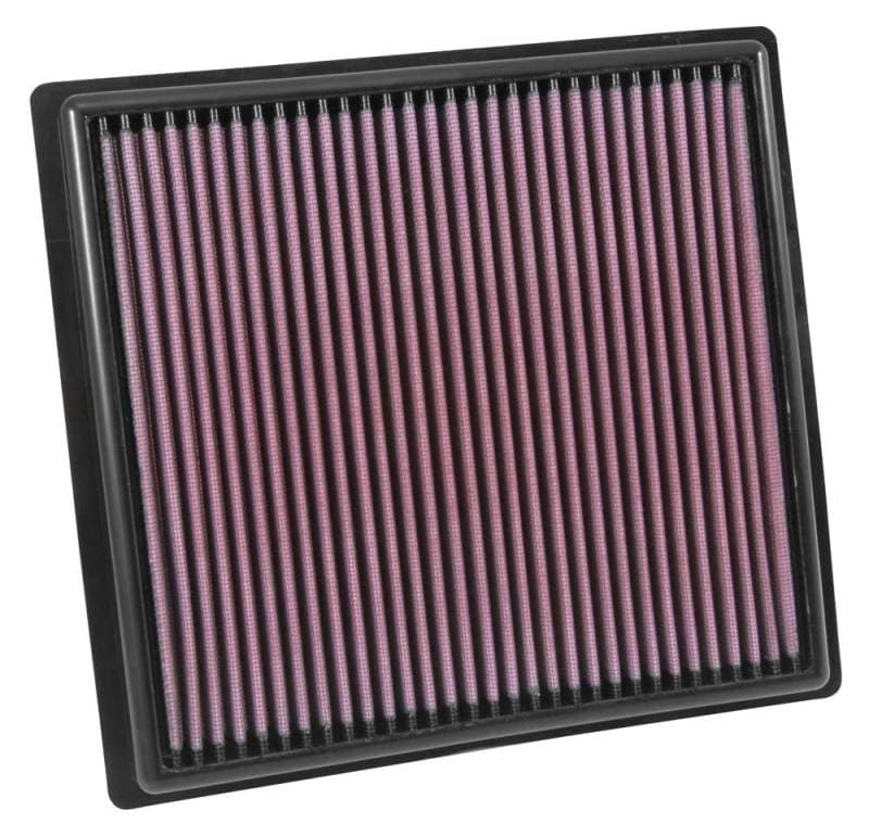 K&N Engineering Drop-In High-Flow Air Filter for Multiple Vehicles Reusable