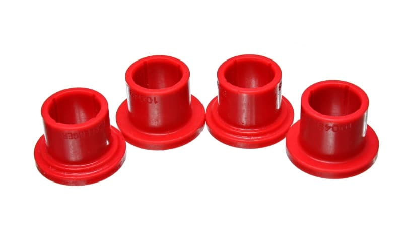 Energy Suspension Steering Rack Bushings Red Polyurethane - Image 2