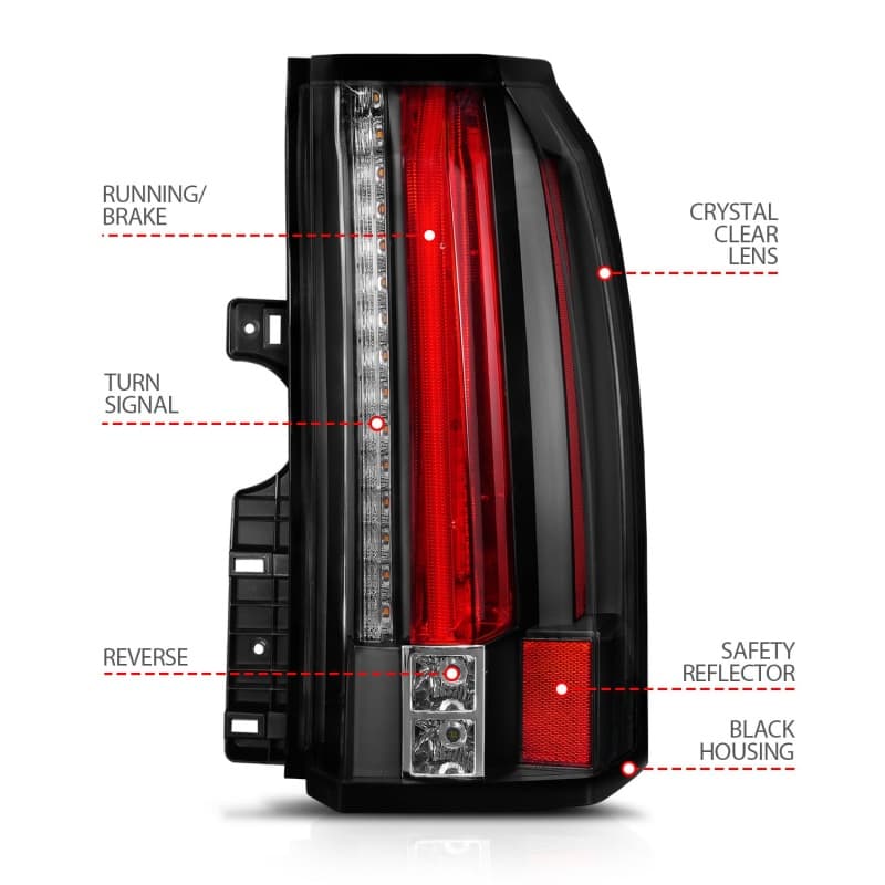 ANZO LED Taillight Assembly for Chevy C6 Plug and Play Pair - Image 5